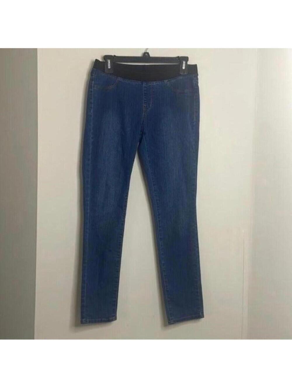 Old navy stretch denim, jeggings jean leggings, black elastic waist band